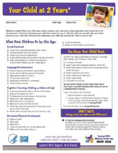 CDC_-LTSAE-Checklists-with-Tips-2year-P | Sunshine Pediatric Clinic